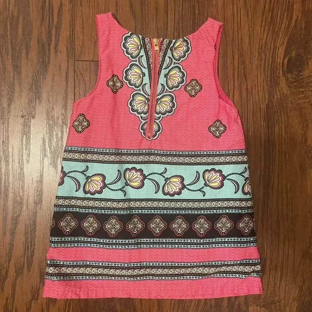Genuine Kids By Oshkosh Pink Paisley Dress